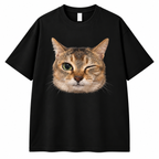 MEIMEI Wink Cat T-Shirt — Signature Graphic Tee