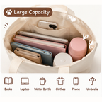 Meimei Cute Cat Canvas Tote Bag