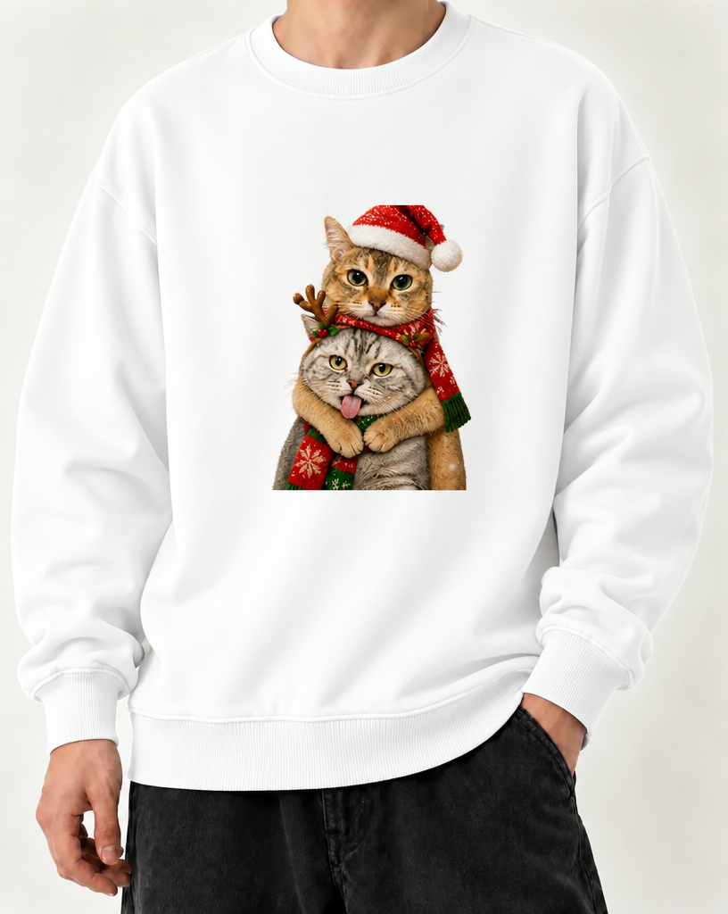 MEIMEI Christmas Double Hug Sweatshirt