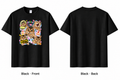 Meimei Cat Cute Graphic T-Shirt – Kawaii Cat Collage Print, Unisex Oversized Casual Tee