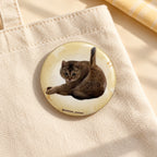 Cat Button Badge Set — 10 Unique Designs