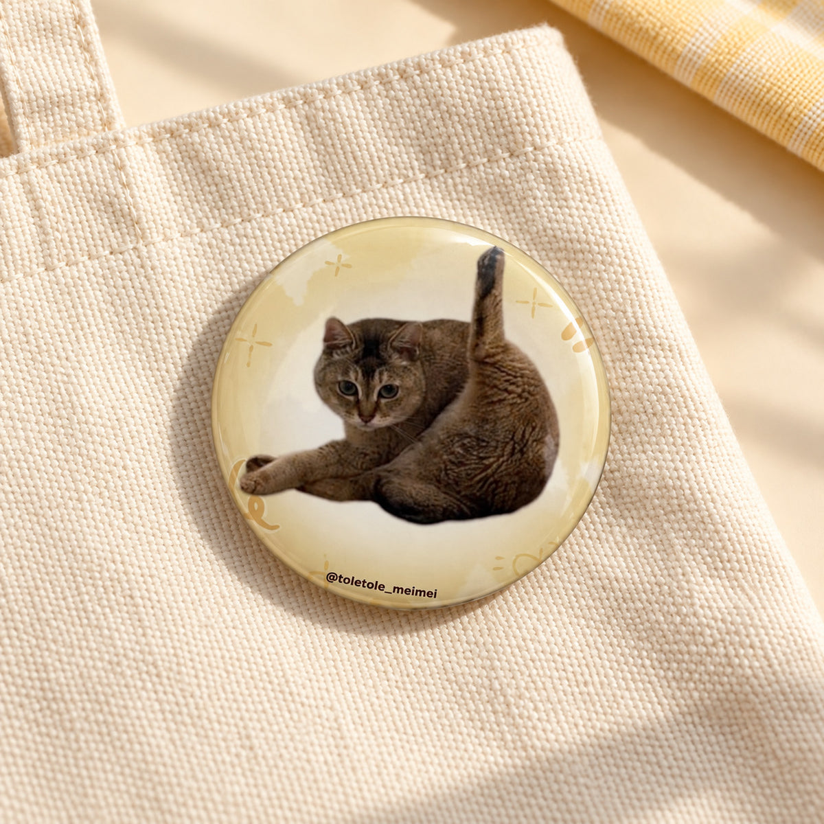 Cat Button Badge Set — 10 Unique Designs