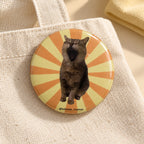 Cat Button Badge Set — 10 Unique Designs