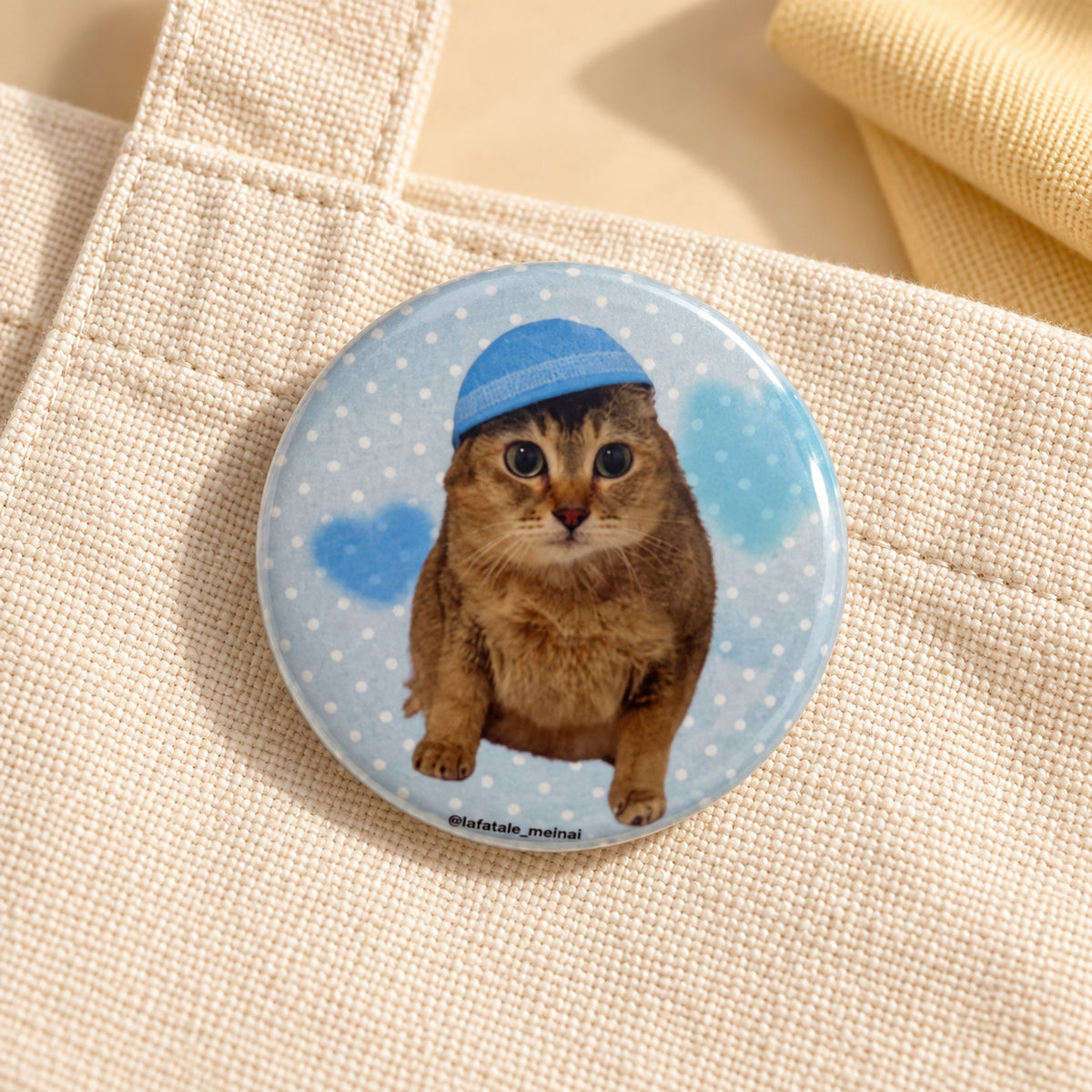 Cat Button Badge Set — 10 Unique Designs