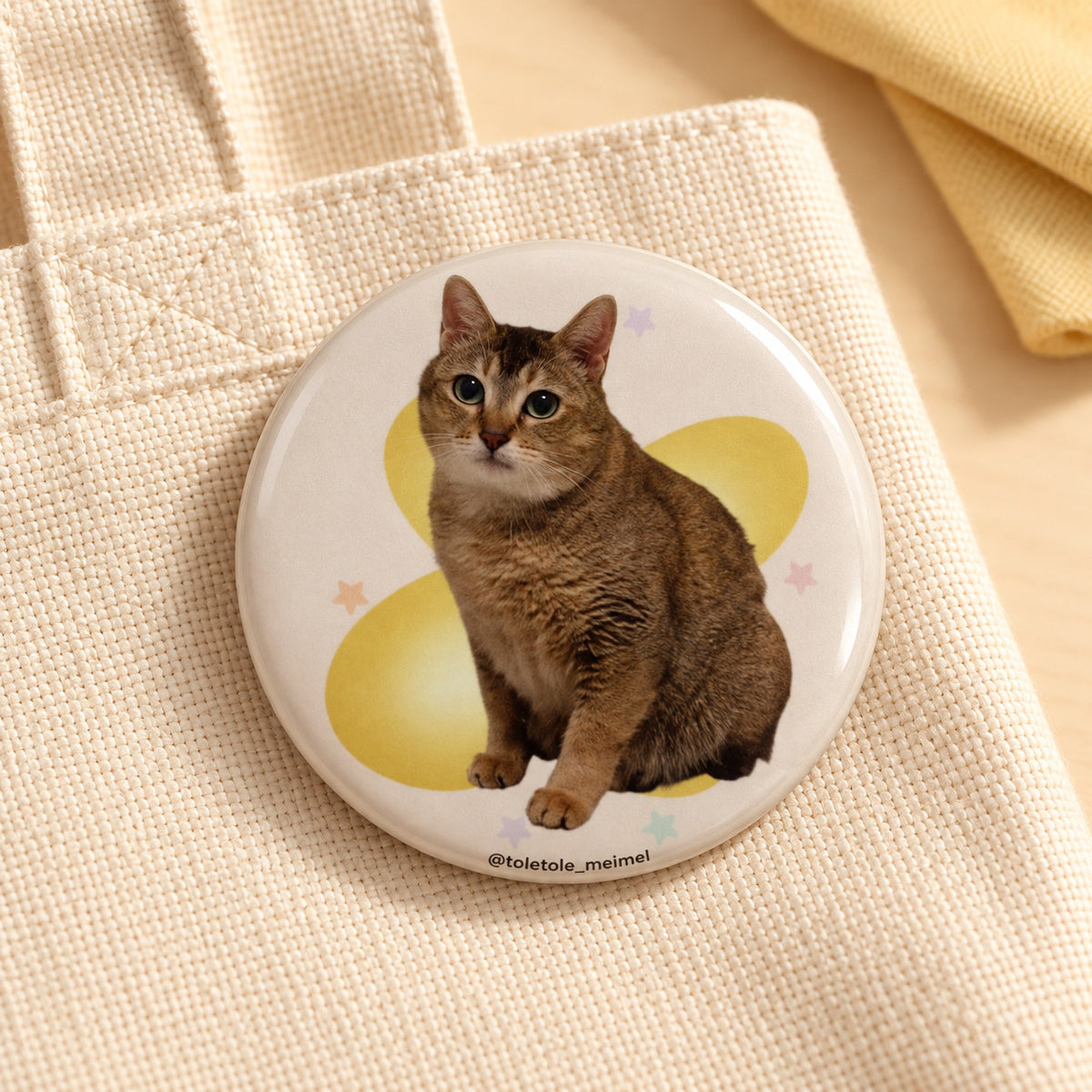 Cat Button Badge Set — 10 Unique Designs