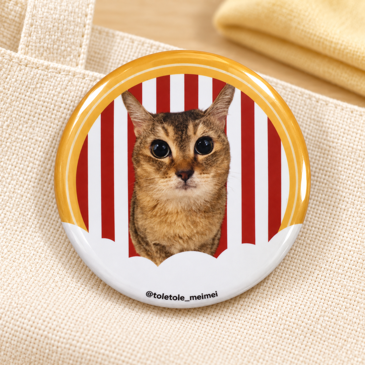Cat Button Badge Set — 10 Unique Designs