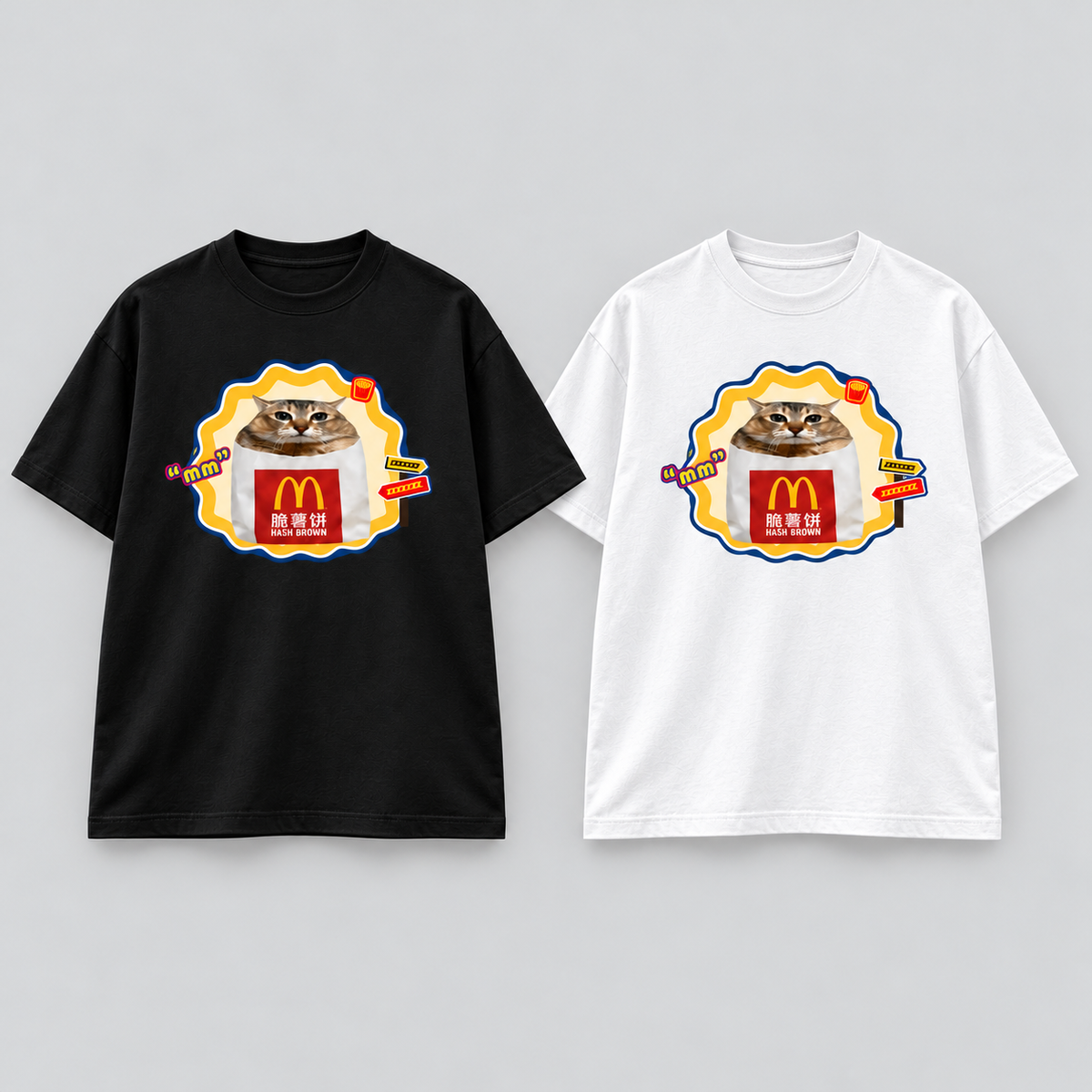 Hash Brown Cat Tee
