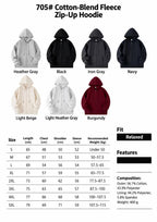 I Love Mei Mei Cat Graphic Full-Zip Hoodie – Black