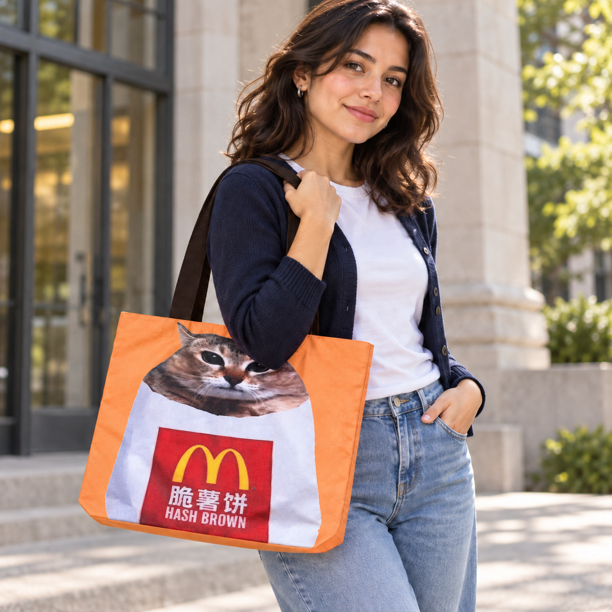 Meimei Double-Sided Cat Tote Bag