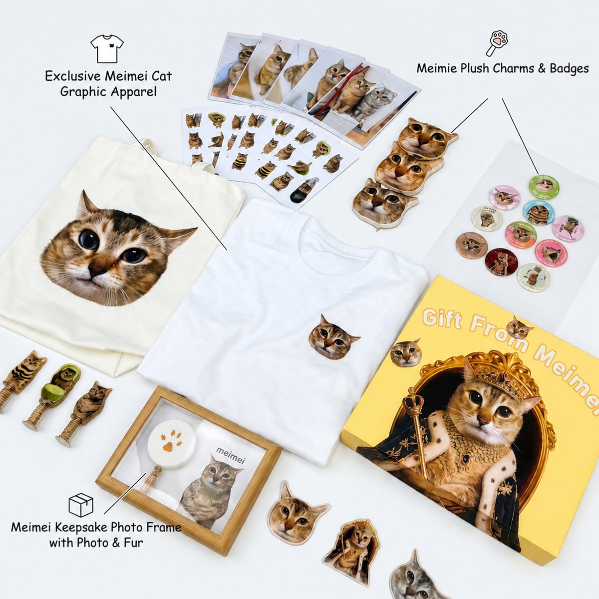 Meimei Paw Print Keepsake Set – Pet Fur Storage Vial, Custom Memorial Gift with Exclusive Meimei Custom Video